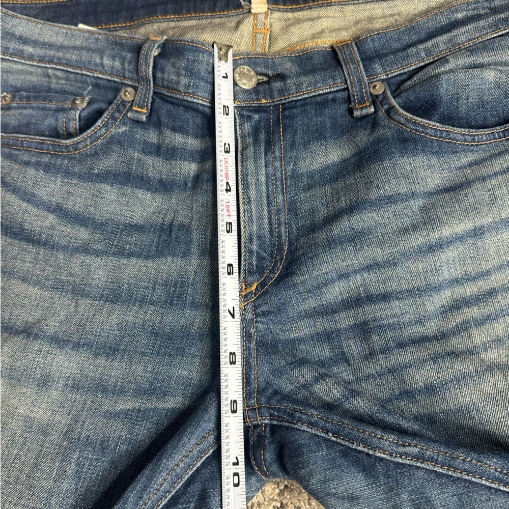 Rag & Bone The Dre Boyfriend Golden Wash Jeans 30 10 slim straight low rise - Picture 15 of 16